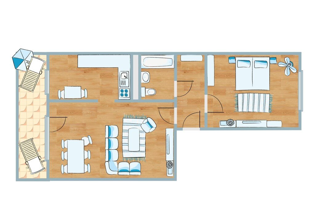 Wohnung zur Miete 300 € 2 Zimmer 56,6 m²<br/>Wohnfläche 3.<br/>Geschoss Elisabethstraße 21 Hohenstücken Brandenburg 14772