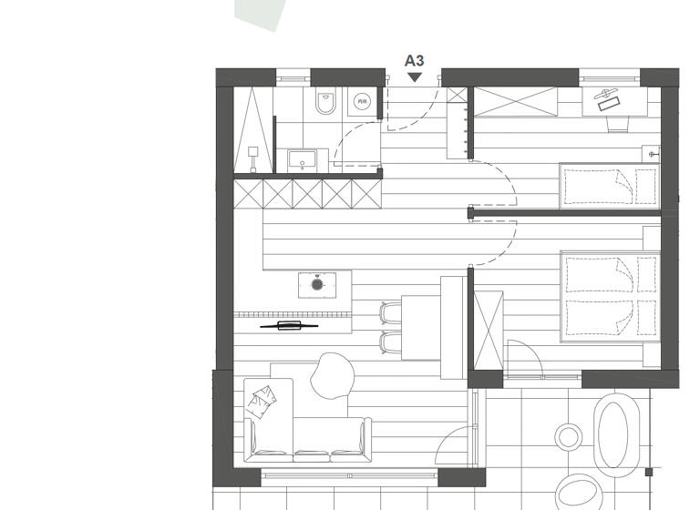 Wohnung zum Kauf 355.000 € 3 Zimmer 58,6 m² 1. Geschoss Von-Enzenberg-Weg Mühlbach 39037