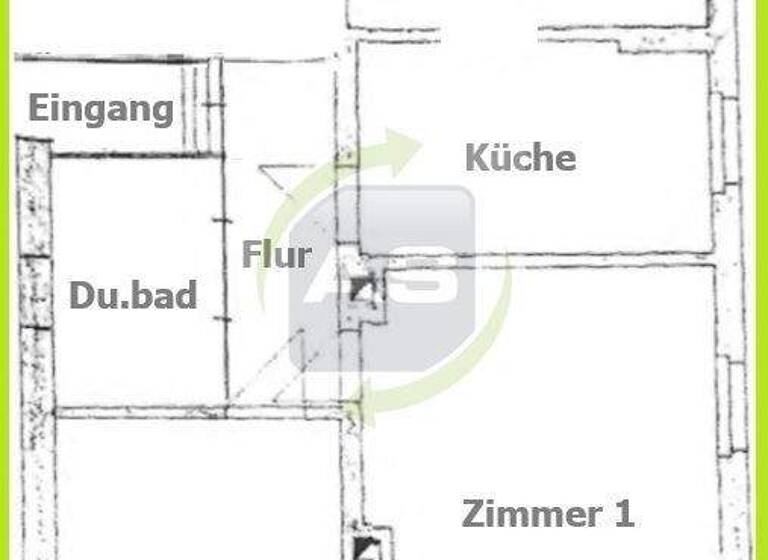 Wohnung zur Miete 349 € 3 Zimmer 69 m² EG Mittelstraße 11 Crossen Zwickau 08058