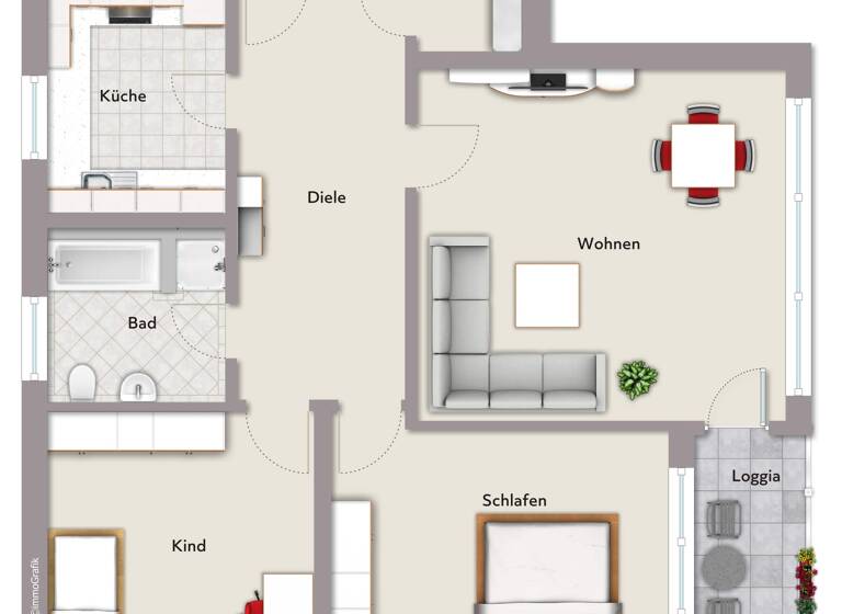 Wohnung zum Kauf 280.000 € 3 Zimmer 87 m²<br/>Wohnfläche 4.<br/>Geschoss Innenstadt Erlangen 91052