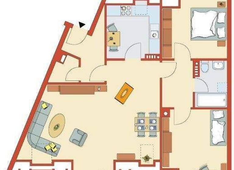 Wohnung zur Miete 855 € 3 Zimmer 84,6 m² 3. Geschoss frei ab 31.03.2026 Stauffenbergring 68 Wellsee Kiel 24145