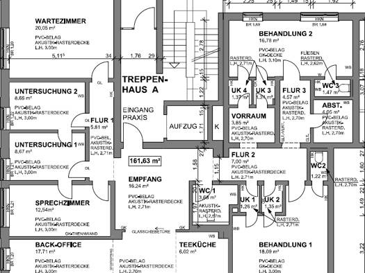 Büro zur Miete provisionsfrei 2.100 € 160 m² Bürofläche Altötting 84503