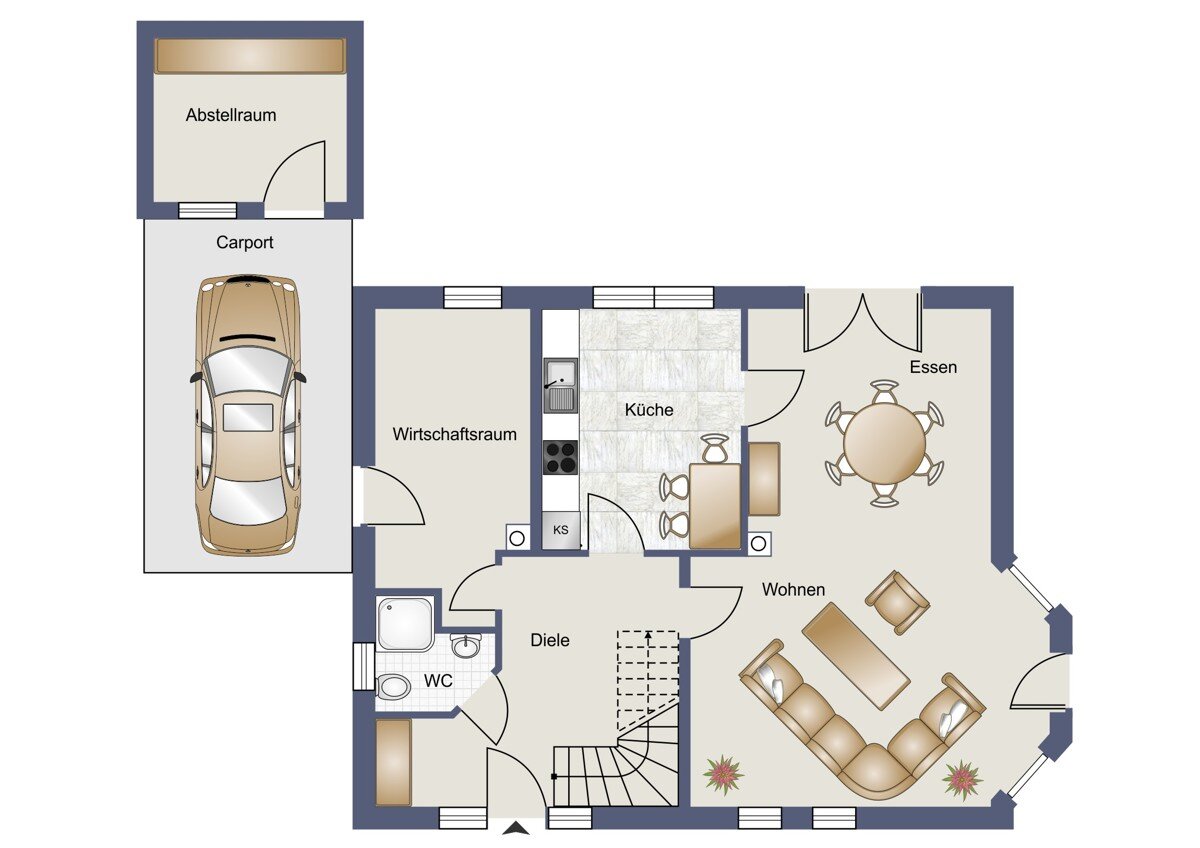 Einfamilienhaus zum Kauf 349.000 € 5 Zimmer 124 m²<br/>Wohnfläche 641 m²<br/>Grundstück Aurich Aurich 26603