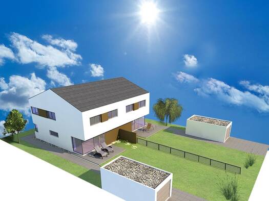 Doppelhaushälfte zum Kauf - Erstbezug provisionsfrei 498.000 € 4 Zimmer 123 m² 354 m² Grundstück frei ab sofort Claudiweg Amberg 92224