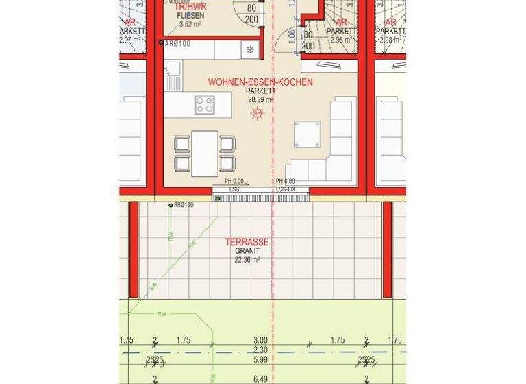 Reihenmittelhaus zum Kauf - Erstbezug 369.000 € 5 Zimmer 101,7 m² Ödtfeldstraße 7 Traun 4050