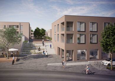 Wohnung zur Miete - Neubau nur mit Wohnberechtigungsschein 691 € 2 Zimmer 62,6 m² 3. Geschoss frei ab 30.06.2025 Zum Steinriedle 2 Waltershofen Freiburg 79112