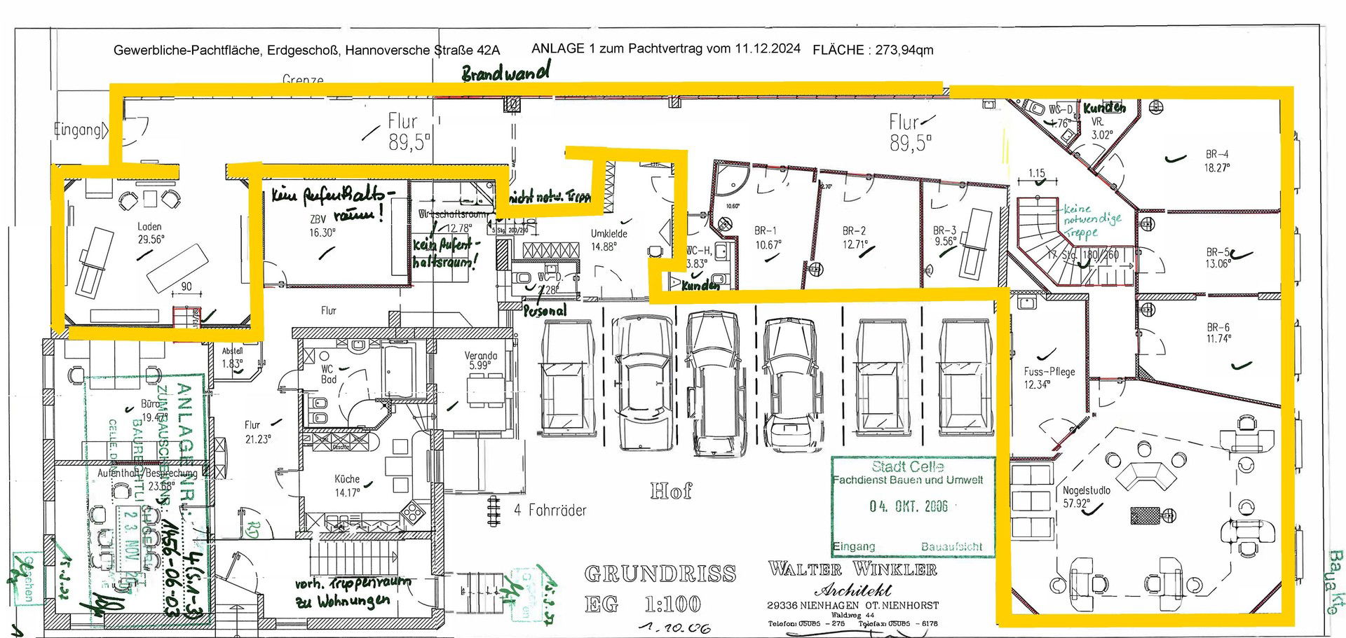 Praxis zur Miete provisionsfrei 3.575 € 275 m²<br/>Bürofläche Neuenhäusen Celle 29221