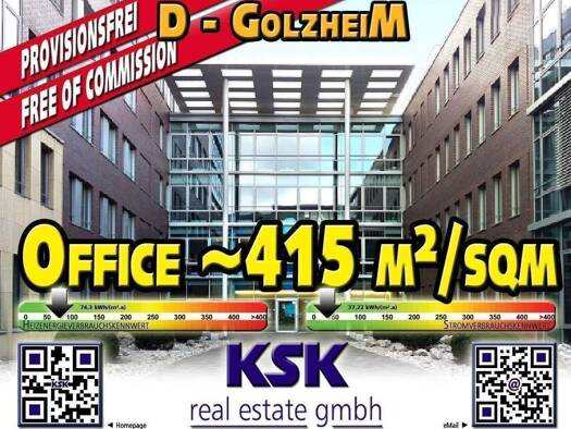Bürogebäude zur Miete provisionsfrei 15 € 415,2 m² Bürofläche teilbar von 242,9 m² bis 415,2 m² Golzheim Düsseldorf 40474