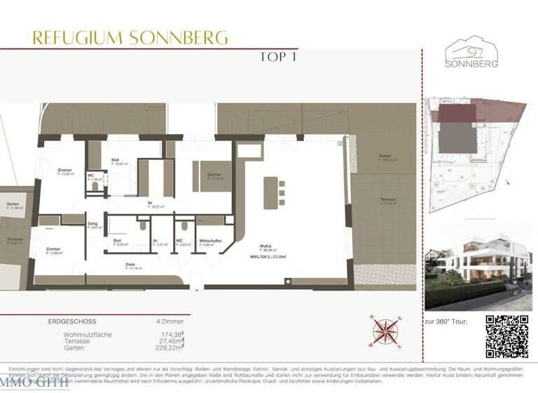 Wohnung zum Kauf - Erstbezug 1.950.000 € 4 Zimmer 171,2 m² EG frei ab 01.12.2026 Perchtoldsdorf 2380