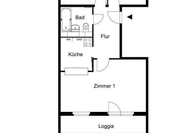Wohnung zur Miete 332 € 3 Zimmer 57,3 m² 5. Geschoss Kommunardenweg 20 Frankfurt Frankfurt (Oder) 15232