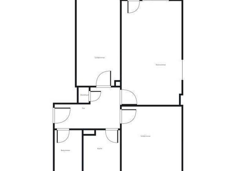 Wohnung zur Miete 779 € 3 Zimmer 72,2 m² 1. Geschoss frei ab 11.04.2026 Letterweg 10 Ahlem Hannover 30453