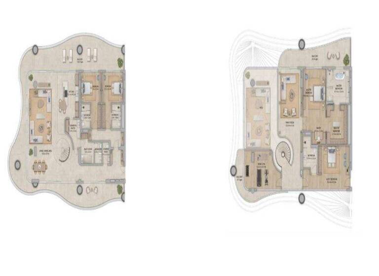 Wohnung zum Kauf - Erstbezug provisionsfrei 11.629.353 € 5 Zimmer 749,8 m² Abu Dhabi