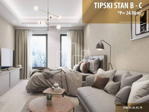 Studio zum Kauf 1 Zimmer 3. Geschoss Pale 71423