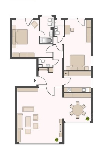 Wohnung zur Miete 900 € 3 Zimmer 130 m²<br/>Wohnfläche ab sofort<br/>Verfügbarkeit Frankenstraße 58 Junkersdorf Köln 50858