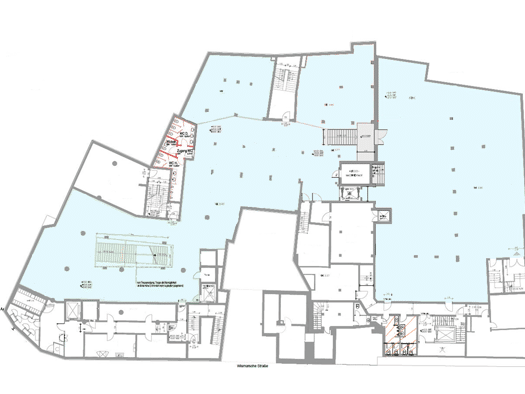 Ladenfläche zur Miete 1.500 m² Verkaufsfläche Marienplatz 1 Altstadt Schwerin 19053