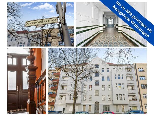 Wohnung zum Kauf provisionsfrei 174.400 € 2 Zimmer 43,1 m² 1. Geschoss Joachim-Friedrich-Straße 9 Halensee Berlin 10711
