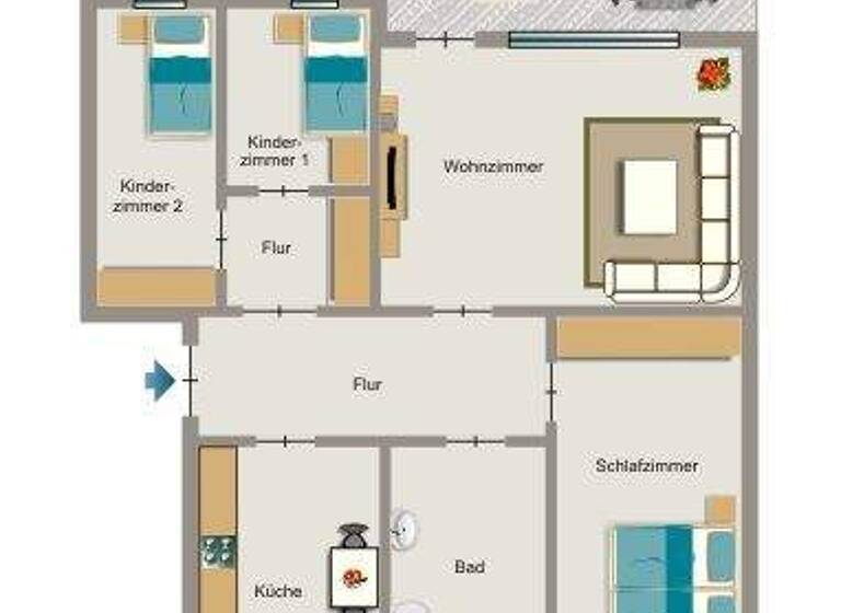Wohnung zur Miete 563 € 4,5 Zimmer 77 m² 3. Geschoss frei ab 01.06.2026 Potsdamer Straße 2 Oberaden Bergkamen 59192
