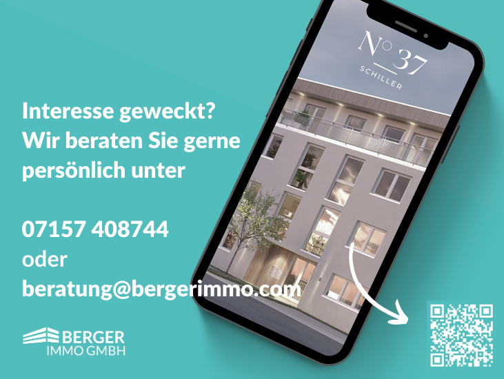 Wohnung zum Kauf provisionsfrei als Kapitalanlage geeignet 539.000 € 3 Zimmer 78,8 m²<br/>Wohnfläche Schillerstraße 35 Waldenbuch 71111