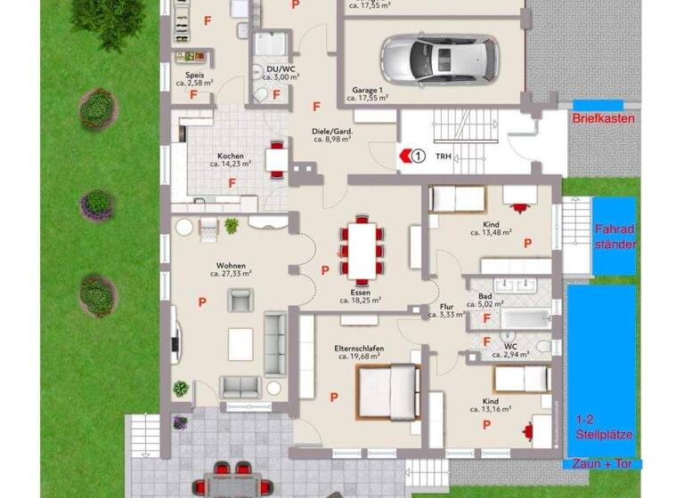 Wohnung zur Miete 1.950 € 5,5 Zimmer 160 m² frei ab 01.03.2026 Moosburg 85368