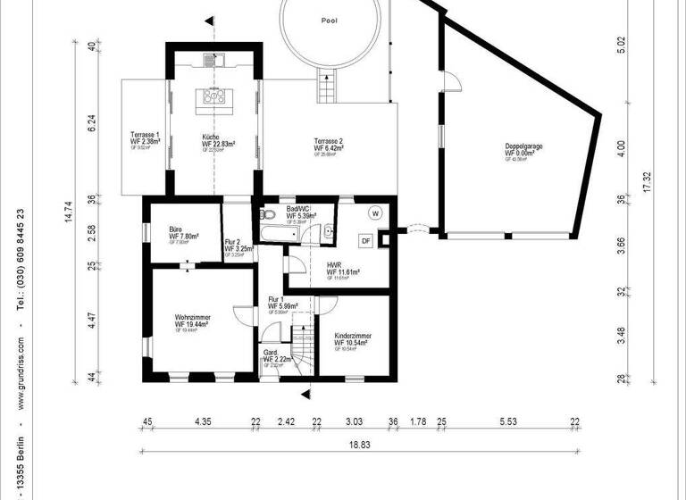 Einfamilienhaus zum Kauf 471.000 € 7 Zimmer 145 m² 679 m² Grundstück Großgründlach Nürnberg 90427