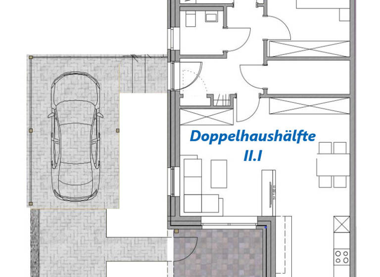 Doppelhaushälfte zum Kauf 289.000 € 2 Zimmer 78,1 m² 255 m² Grundstück frei ab sofort Werlte 49757