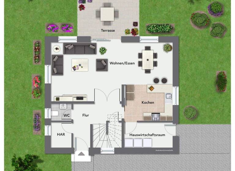 Einfamilienhaus zum Kauf 439.000 € 4 Zimmer 122,8 m² 541 m² Grundstück Elte Rheine 48432