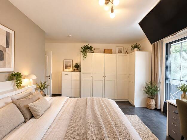 Wohnung zum Kauf provisionsfrei 399.000 € 3 Zimmer 107,5 m² EG Kanzlerstraße 10 Rath Düsseldorf 40472