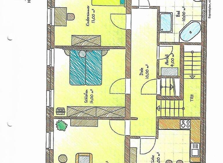 Wohnung zur Miete 930 € 3 Zimmer 93 m² 1. Geschoss frei ab 01.04.2026 Amendingen Memmingen 87700