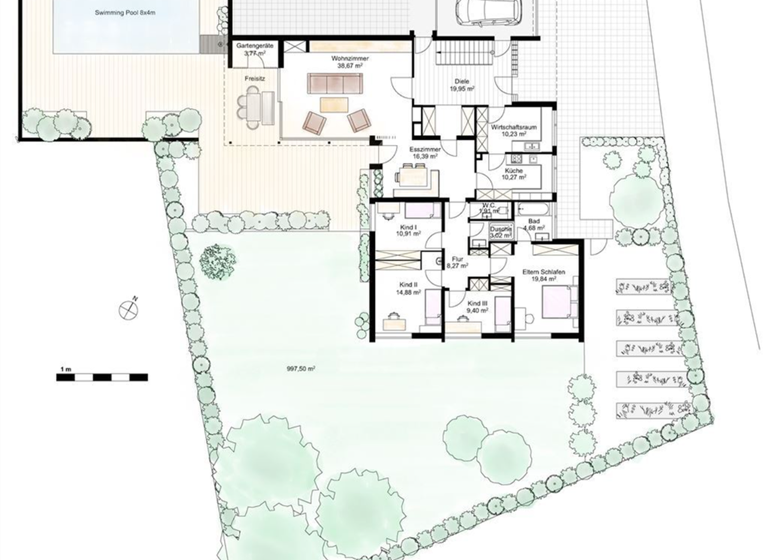 Haus zum Kauf 4 Zimmer 143 m² 1.000 m² Grundstück frei ab sofort Hochfeld-Steinberg Schweinfurt 97422