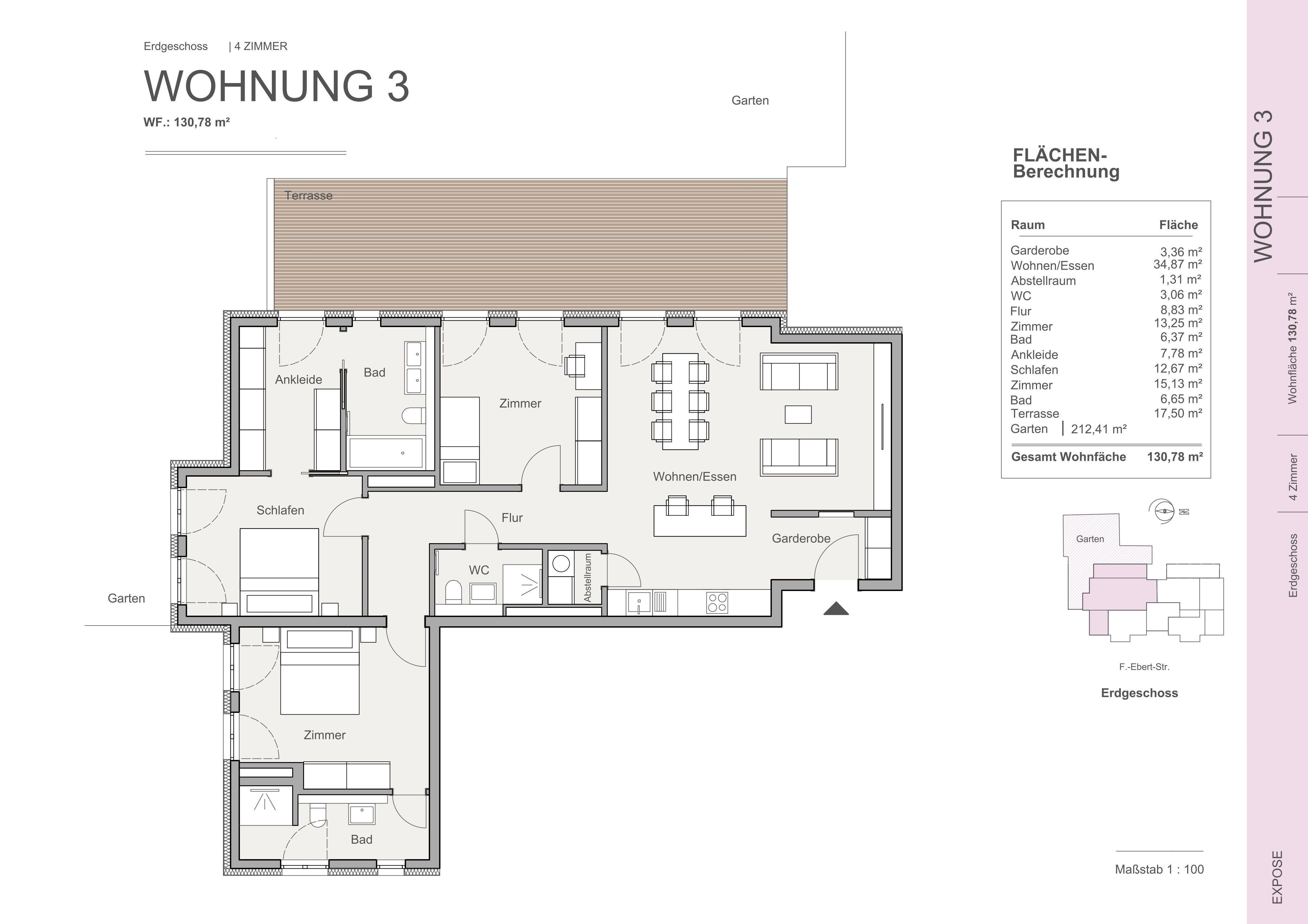 Wohnung zum Kauf provisionsfrei als Kapitalanlage geeignet 579.832 € 4 Zimmer 131,8 m²<br/>Wohnfläche Friedrich Ebert Straße 9 Nordvorstadt Weimar 99423