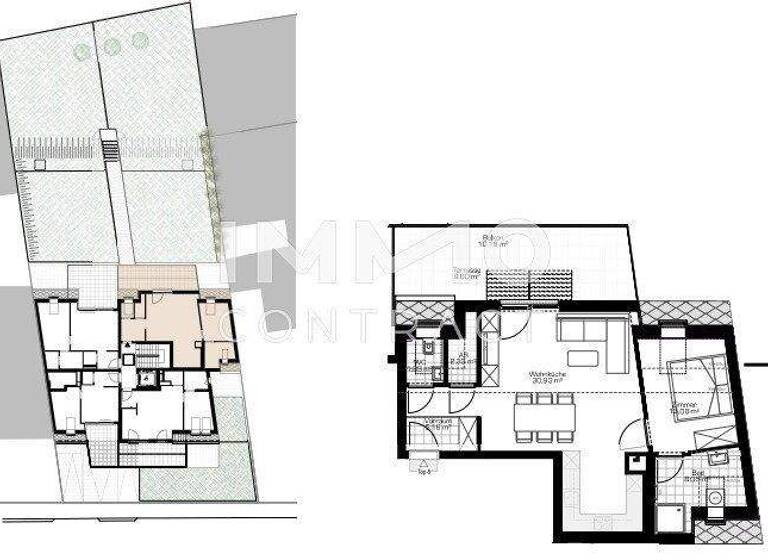 Terrassenwohnung zum Kauf - Erstbezug 498.000 € 2 Zimmer 61,6 m² Wien 1230