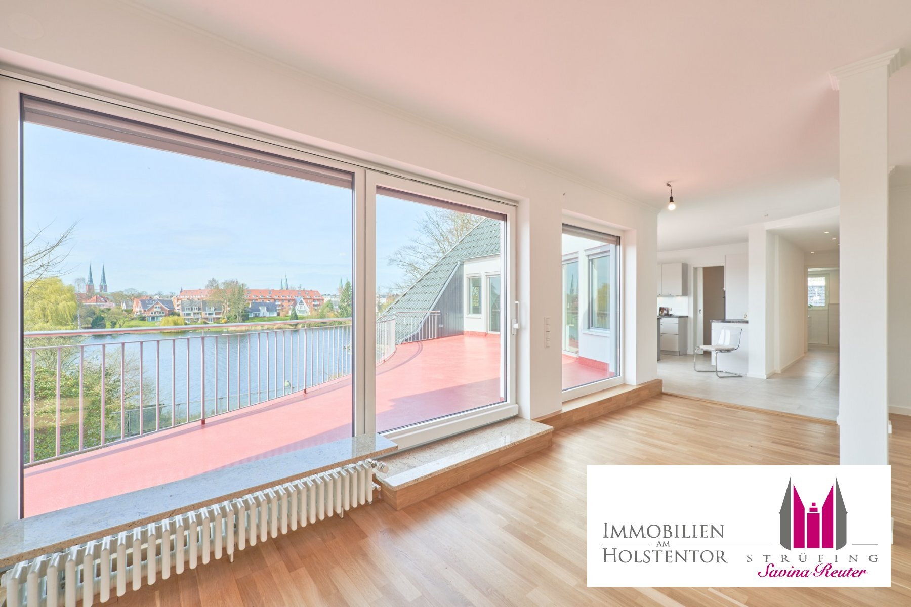 Penthouse zur Miete 3.600 € 4 Zimmer 183 m²<br/>Wohnfläche 1.<br/>Geschoss Elsässer Straße 40 Marli / Brandenbaum Lübeck 23564