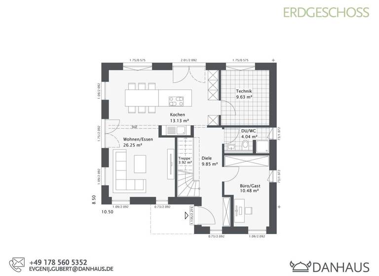 Einfamilienhaus zum Kauf provisionsfrei 714.100 € 5 Zimmer 145 m² 550 m² Grundstück Lennep Remscheid 42897