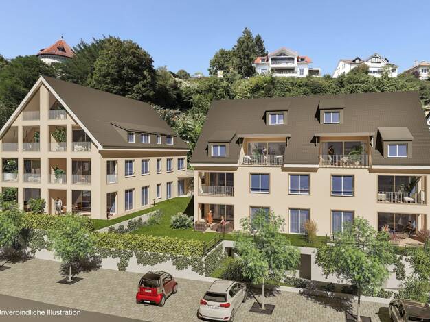 Wohnung zum Kauf - Erstbezug provisionsfrei 1.340.000 € 3,5 Zimmer 97,1 m² 3. Geschoss Überlingen Überlingen 88662
