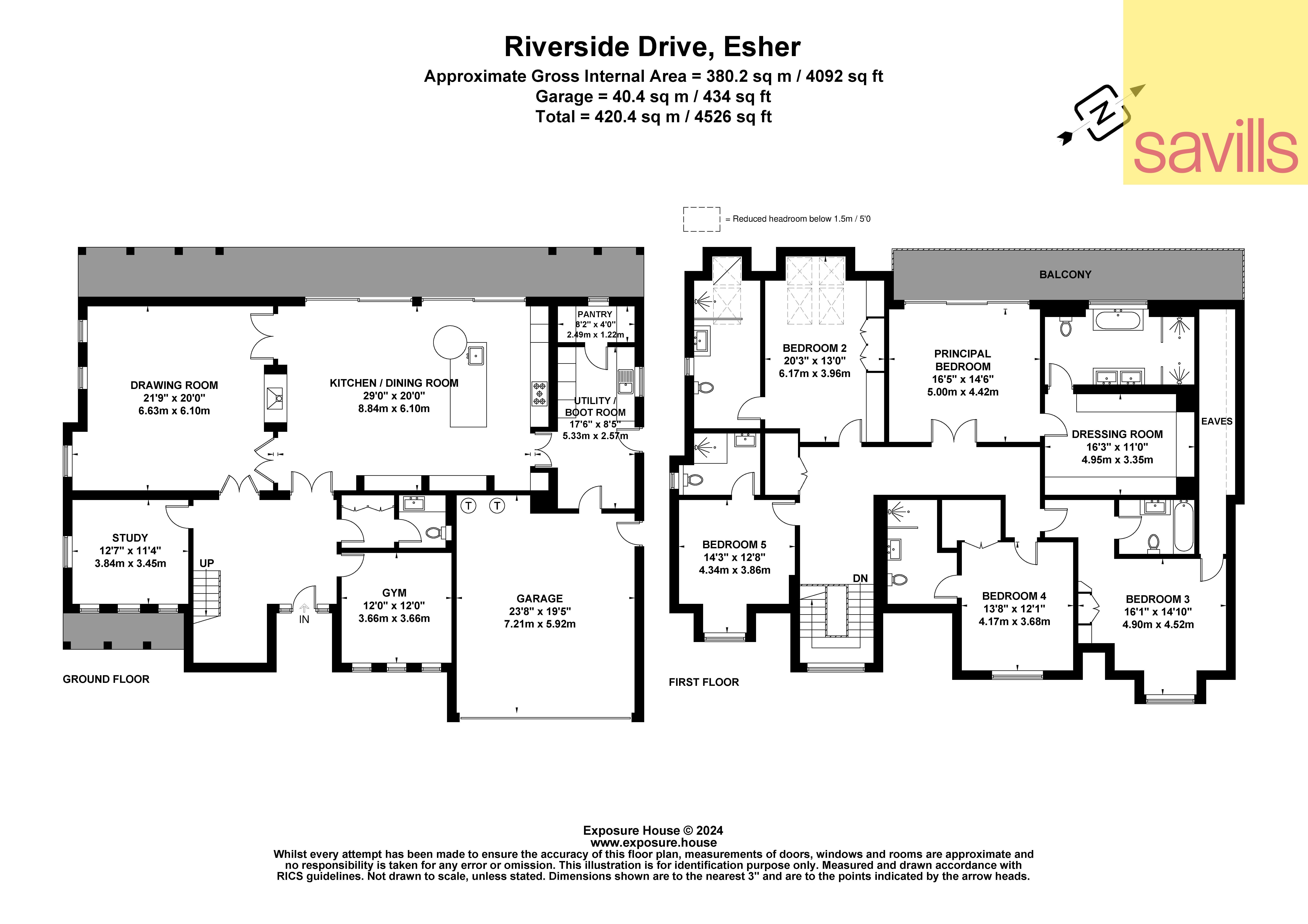 Wohnung zum Kauf provisionsfrei 3.876.568 € 6 Zimmer 420,5 m²<br/>Wohnfläche Elmbridge KT10 8PG