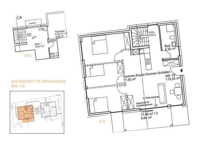 Maisonette zum Kauf provisionsfrei 685.400 € 4 Zimmer 115,5 m² Sossenheim Frankfurt 65936