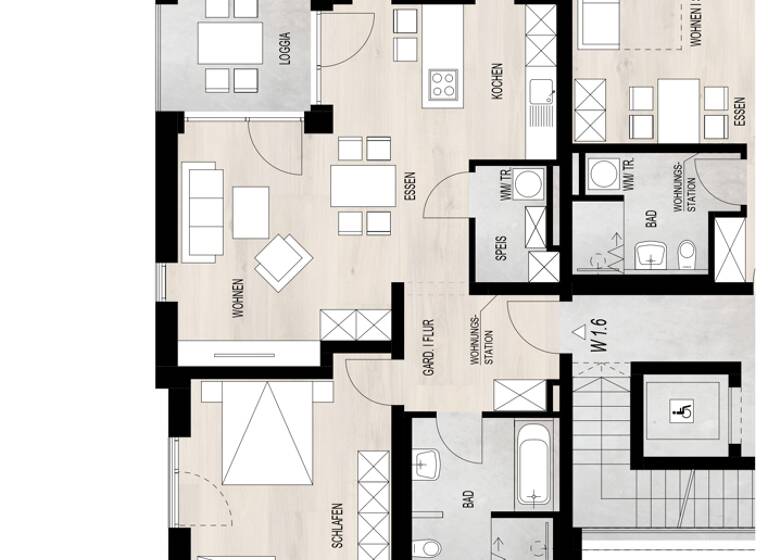 Wohnung zum Kauf - Erstbezug 301.372 € 2 Zimmer 72,6 m² 1. Geschoss Reisachangerstr. 2 Schwarzach 94374