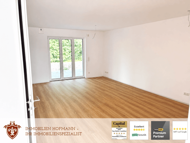 Wohnung zur Miete - Erstbezug 885 € 3 Zimmer 76,9 m² EG frei ab 01.10.2026 Mammingerschwaigen Mamming 94437