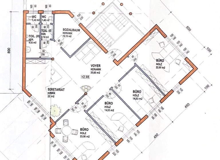 Büro zur Miete 6 € 140 m² Bürofläche Sankt Johann in der Haide 8295
