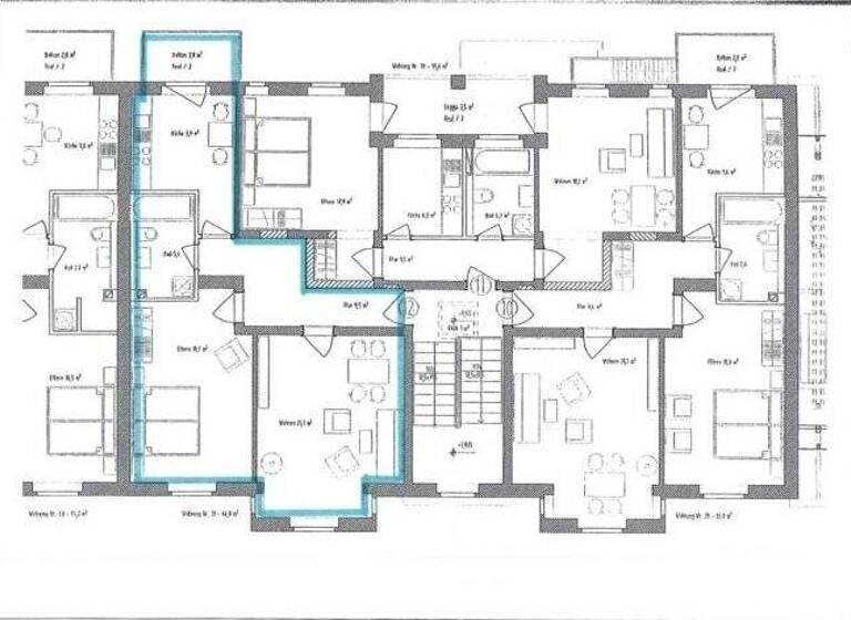 Wohnung zur Miete 648 € 2 Zimmer 66 m² 1. Geschoss Hans-Driesch-Straße 49 Leutzsch Leipzig 04179