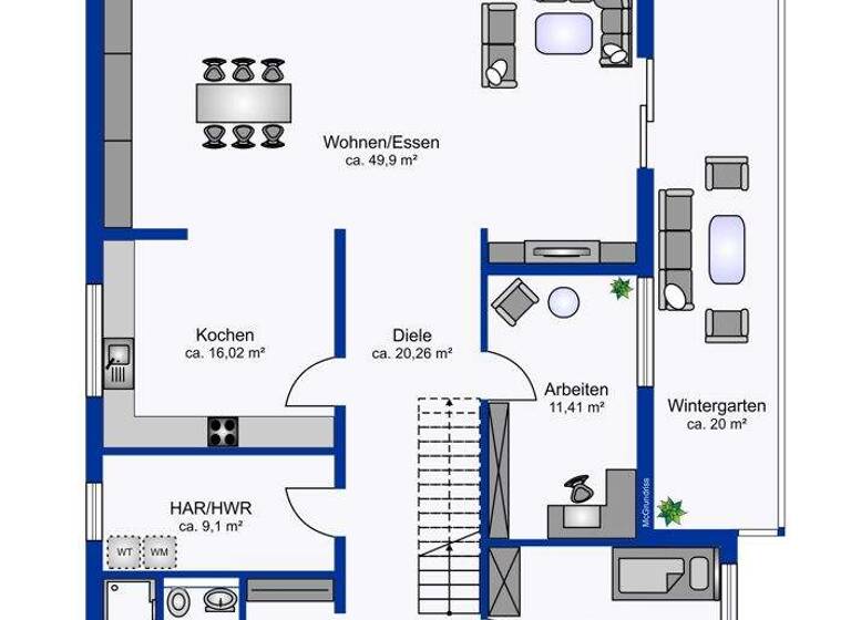 Einfamilienhaus zum Kauf 2.050.000 € 6 Zimmer 242 m² 1.306 m² Grundstück Isernhagen-Süd Hannover / Isernhagen-Süd 30657