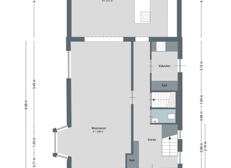 Haus zum Kauf 899.000 € 3 Zimmer 148 m² 580 m² Grundstück dorpsstraat 20 hurwenen 5327 AS