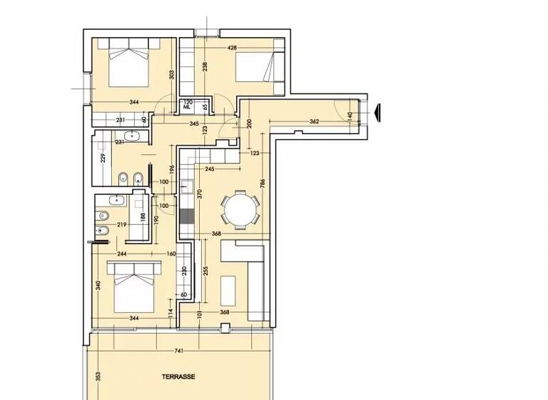 Wohnung zum Kauf 1.694.000 € 4 Zimmer 86,4 m² France et Rosieres CAP D AIL 06320