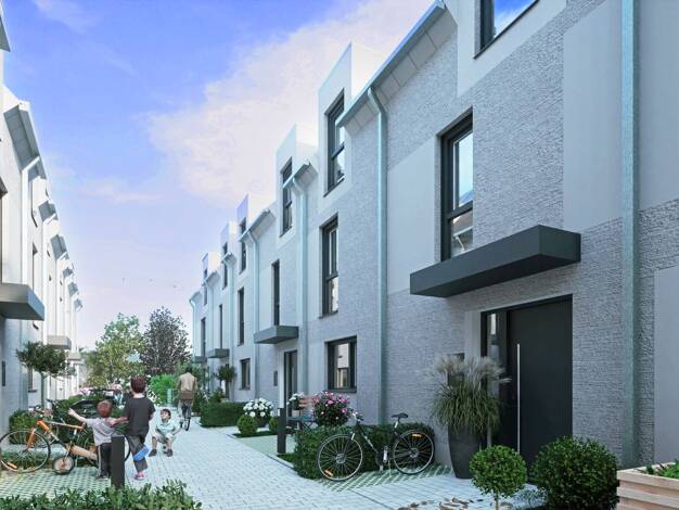 Reihenhaus zum Kauf - Erstbezug provisionsfrei 676.000 € 5 Zimmer 119 m² frei ab 01.05.2027 Backbergstraße Britz Neukölln 12359