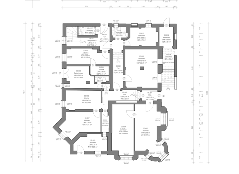 Villa zum Kauf 1.760.000 € 11 Zimmer 437 m² 1.785 m² Grundstück Gartenstadt Bayreuth 95445