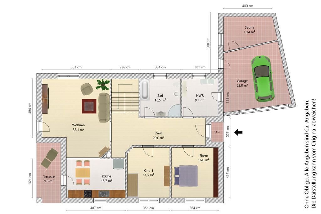 Einfamilienhaus zum Kauf 482.000 € 7 Zimmer 202,5 m²<br/>Wohnfläche 566 m²<br/>Grundstück Fedderwardergroden Wilhelmshaven 26388