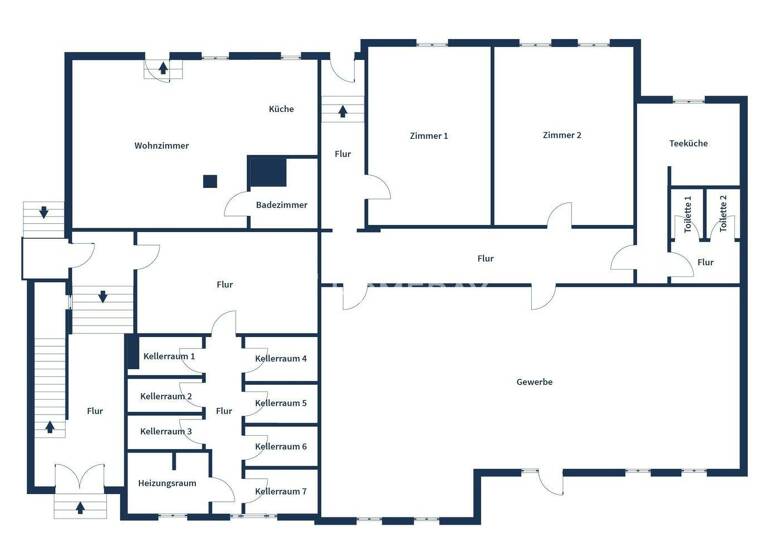 Mehrfamilienhaus zum Kauf 4.200.000 € 21 Zimmer 899,2 m² 970 m² Grundstück Nördliche Innenstadt Potsdam 14467