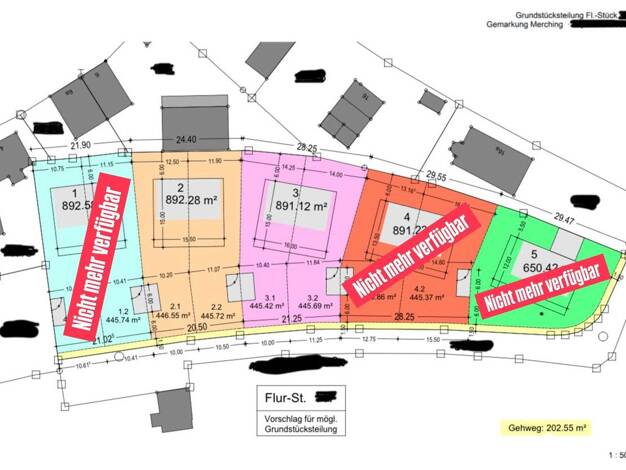 Grundstück zum Kauf 535.000 € 892,3 m² Grundstück Merching Merching 86504