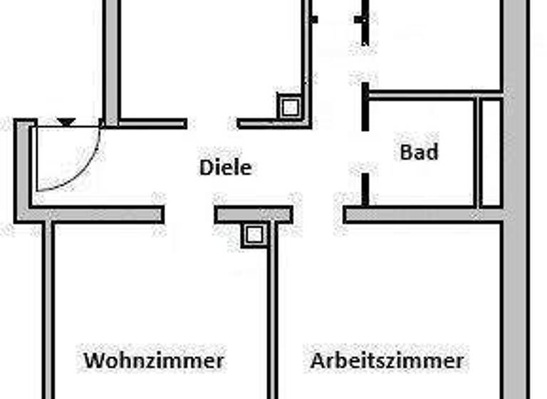 Wohnung zur Miete 940 € 3 Zimmer 76 m² 2. Geschoss frei ab 01.05.2026 Hagenstrasse 3 Bleiweiß Nürnberg 90461
