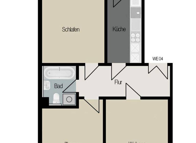 Sonstiges zum Kauf als Kapitalanlage geeignet 210.000 € 3 Zimmer 74,4 m² Gohlis-Süd Leipzig 04155